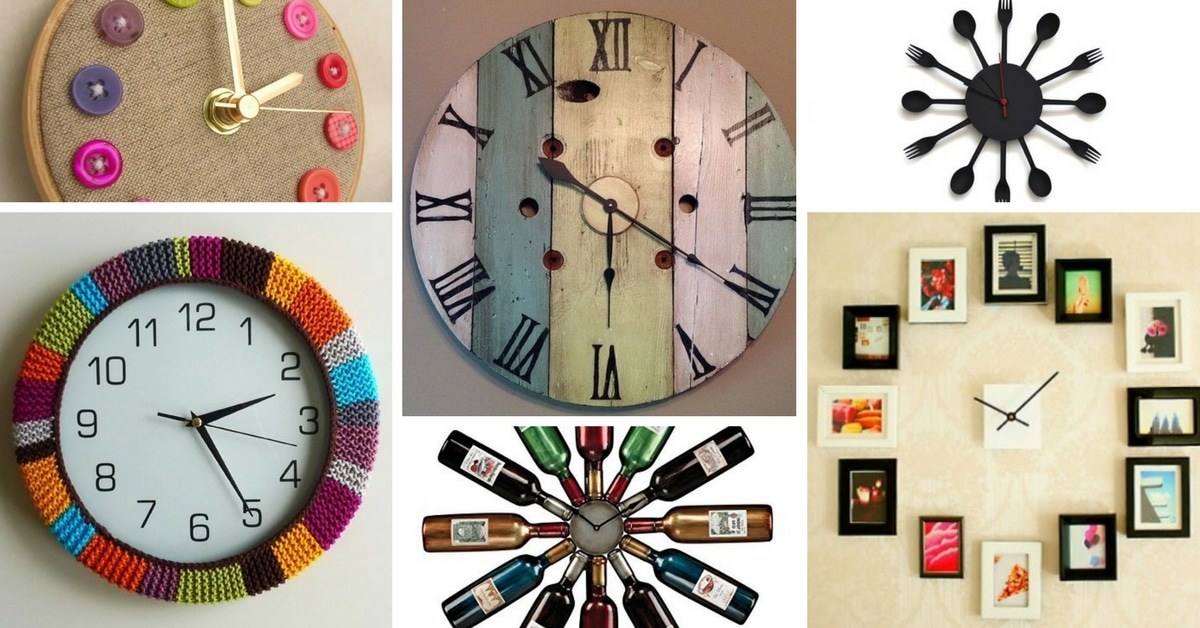 ideas reloj pared reciclado