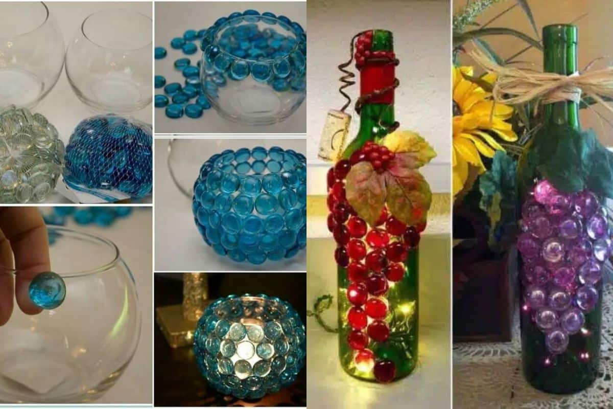 increibles ideas de bricolaje con piedras de vidrio 2