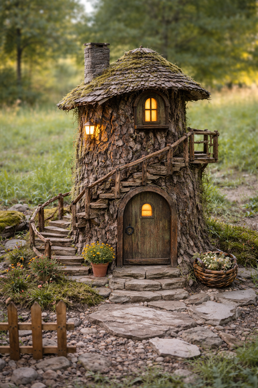 Lindas casitas de duendes hechas con troncos: ideas mágicas para decorar jardines, patios y rincones encantados Lindas casitas de duendes hechas con troncos: ideas mágicas para decorar jardines, patios y rincones encantados lindas casitas de duendes hechas con troncos 1