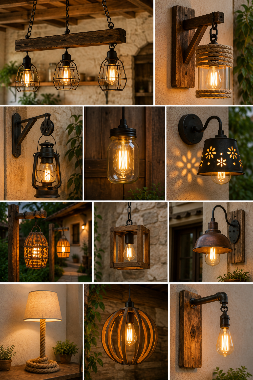 Luces Rústicas: Encanto y Estilo para Tu Hogar Luces Rústicas: Encanto y Estilo para Tu Hogar luces rusticas 4