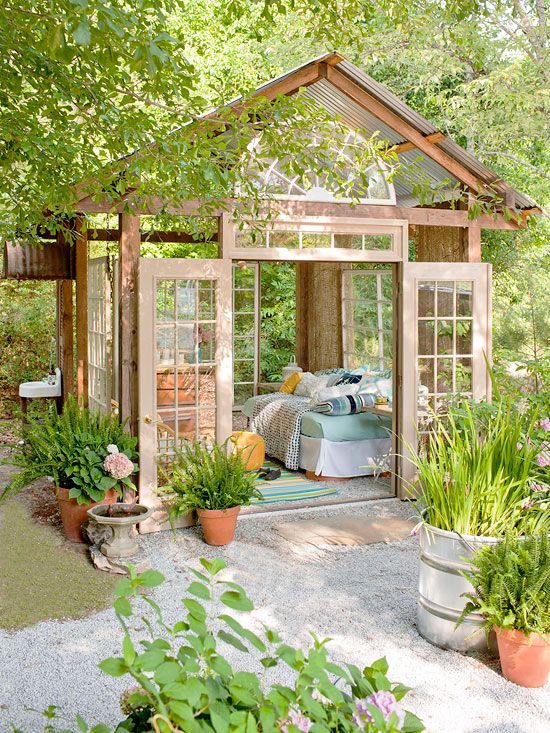 mejores ideas de cabana de jardin 2