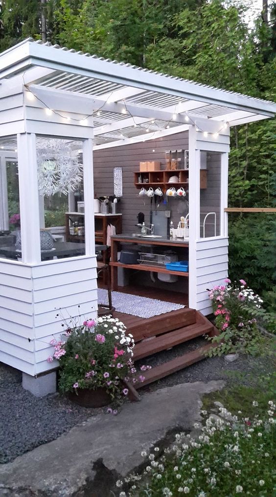 mejores ideas de cabana de jardin 5