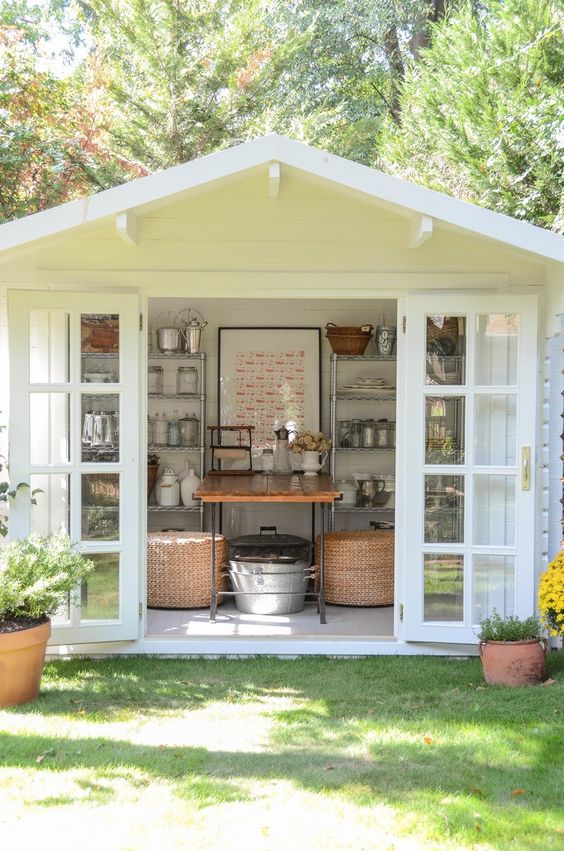 mejores ideas de cabana de jardin 7