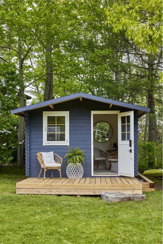 mejores ideas de cabana de jardin