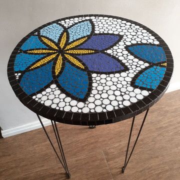 mesas decoradas con mosaicos 5