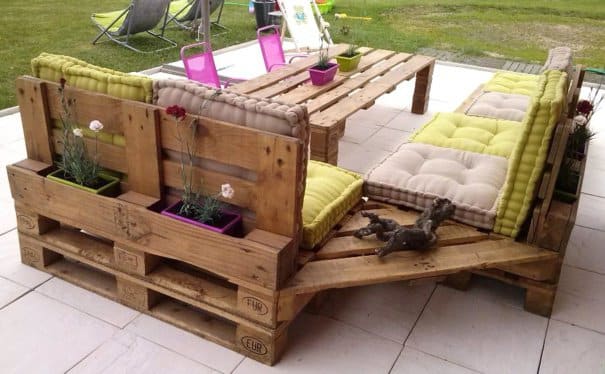 muebles de jardin hechos con palets 10