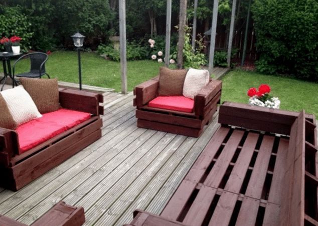 muebles de jardin hechos con palets 5