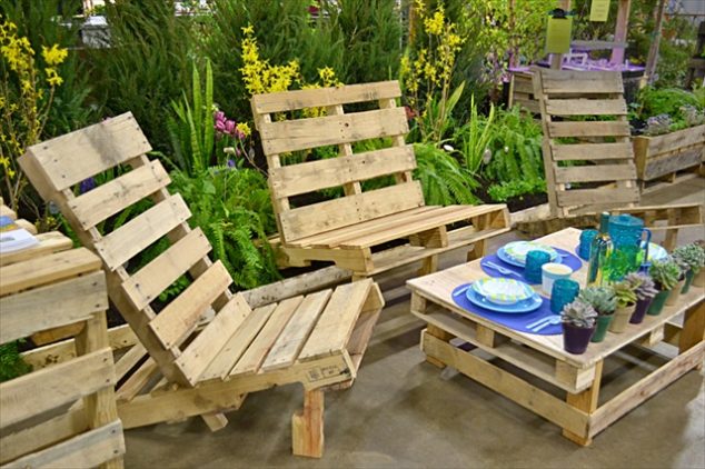 muebles de jardin hechos con palets 9