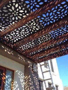 pergola de metal cortadas con laser 7