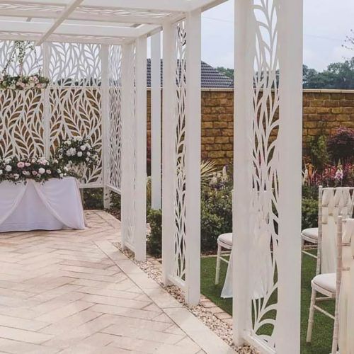 pergola de metal cortadas con laser 9