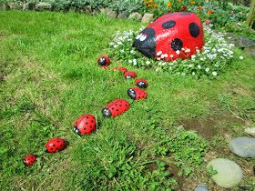 piedras de animales para decorar el jardin 6