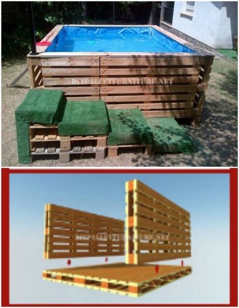 piscina de palets ideas paso a paso 1