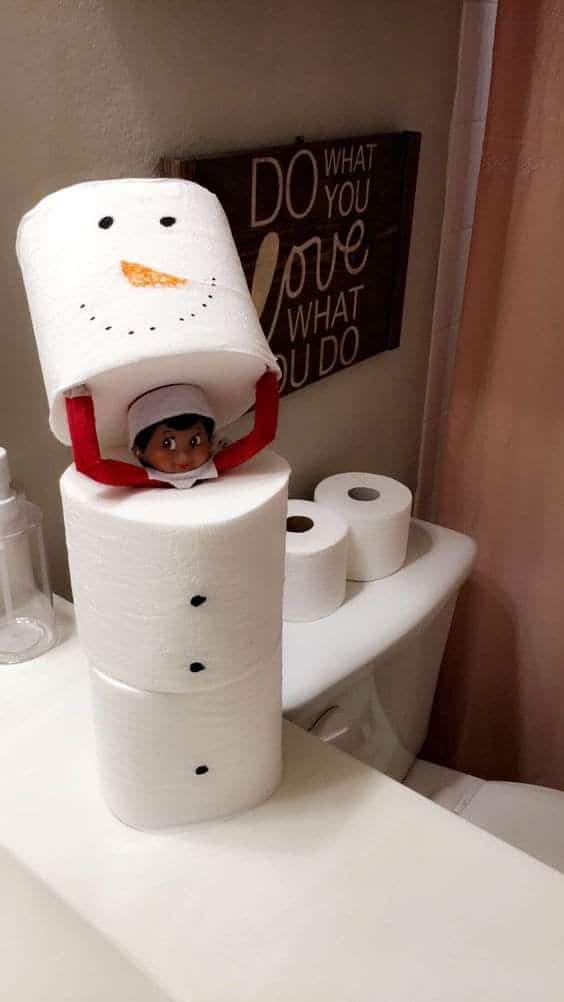 porta papel higienico con motivos navidenos 3