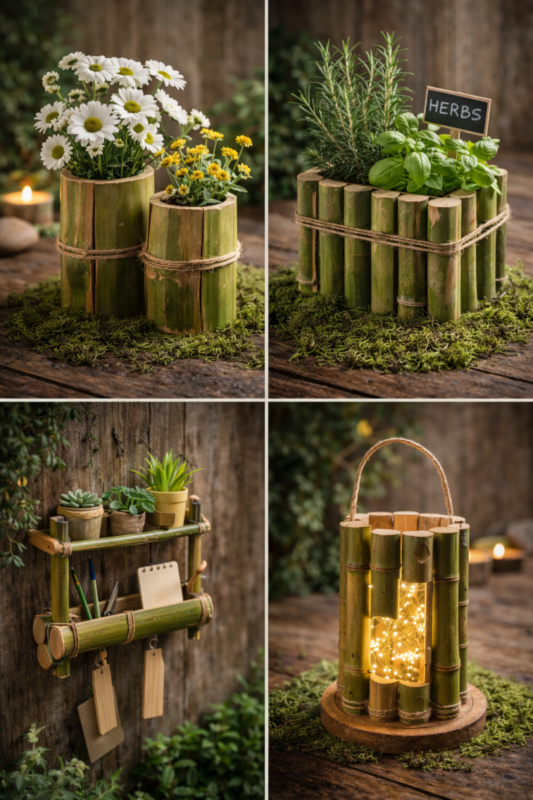 Fáciles y atractivos proyectos de bricolaje con bambú proyectos de bricolaje faciles y atractivos con bambu 2 scaled