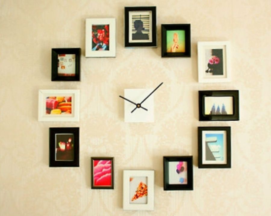 reloj pared reciclado 12