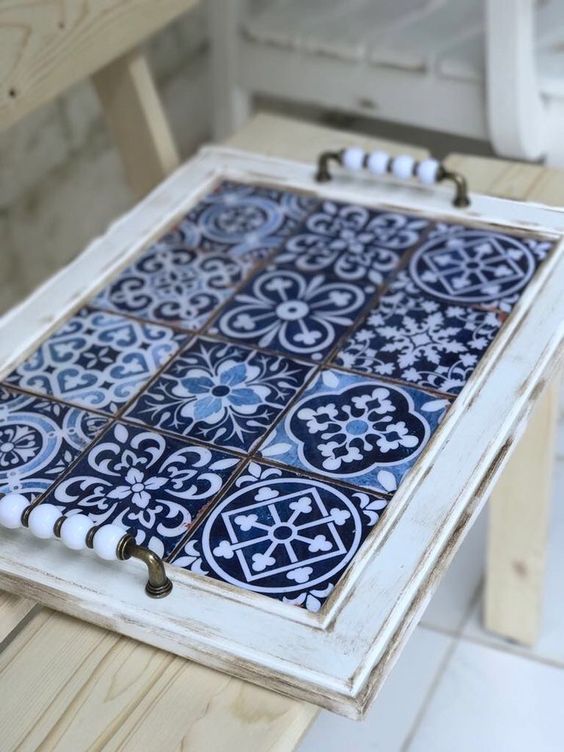 reutilizar azulejos y ceramicos sobrantes 2