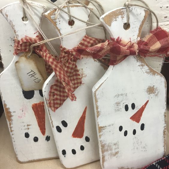 tablas de cortar decoradas para navidad 8